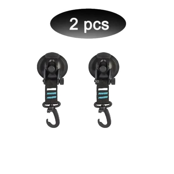Bil Telt Sugekopper, 4 Krog, Holdbar Silikone Gummi,2PCS-blå