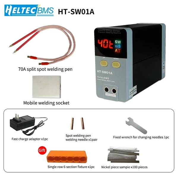 Punktsvetsare, Justerbar Effekt, LCD-display,HT-SW01A
