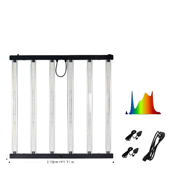 LED Växtlampa, Full Spektrum, Dimmbar,720W-Pro