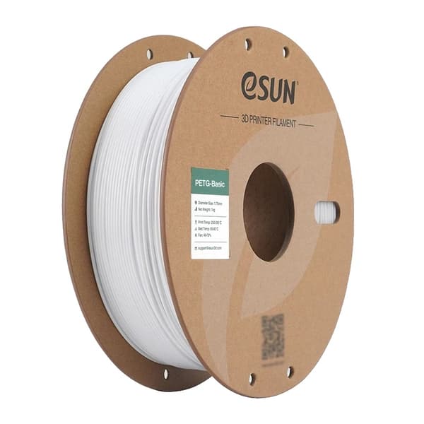 3D Filament, PETG Material, Hög Seghet,VIT