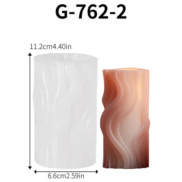 Ljusform, Vågformad Design, Silikonmaterial,ZY-G-762-2