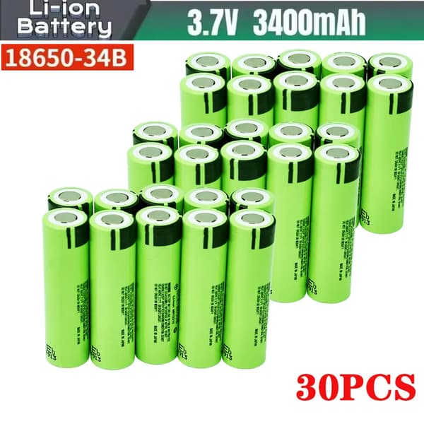 Lithiumbatteri, 3400mAh kapacitet, alsidig kompatibilitet,34B-30PCS