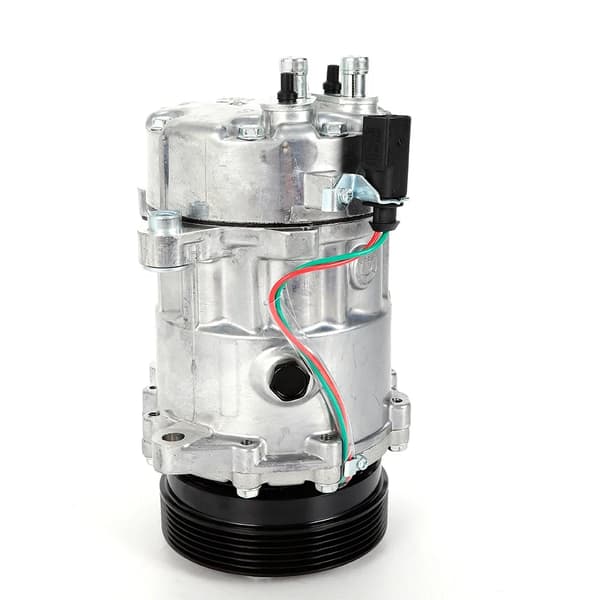 Luftkonditioneringskompressor, 12V drift, R134a kylmedel,Silver