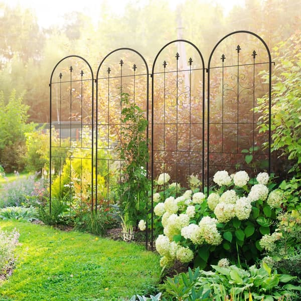 Trellis, Holdbart Stål, Nem Montering,sort