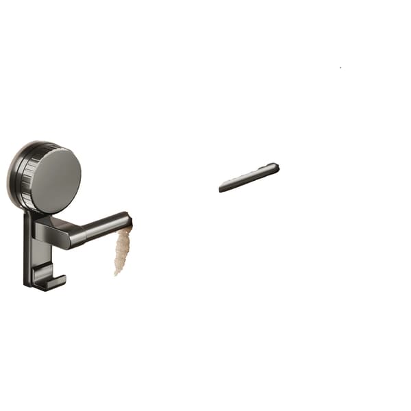 Håndklædeholder, Holdbar Plads Aluminium, Nem Vægmontering,Grå 40cm