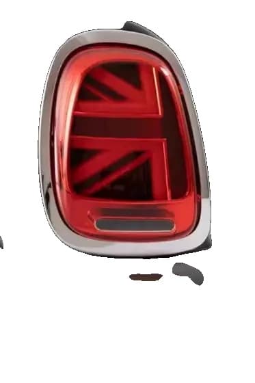 Baglygtesamling, LED, Sekventiel Blinklys,Krom