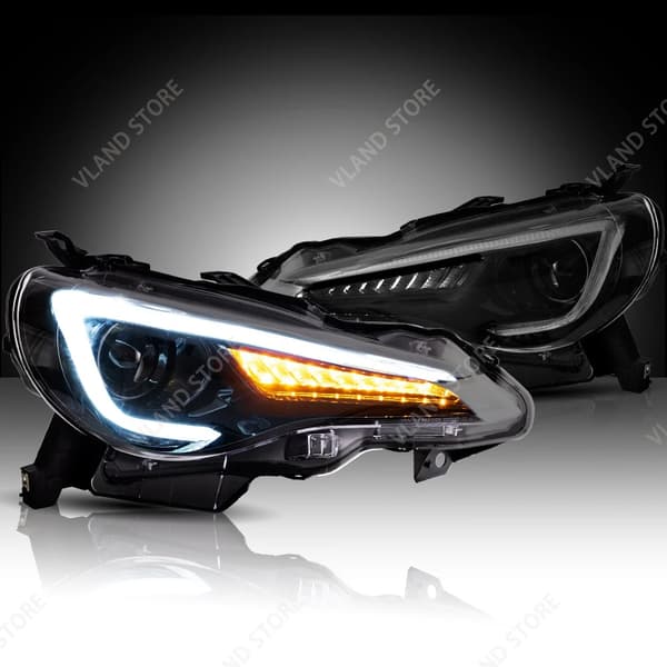 Strålkastare, LED-projektordesign, dynamiska blinkers,LHD