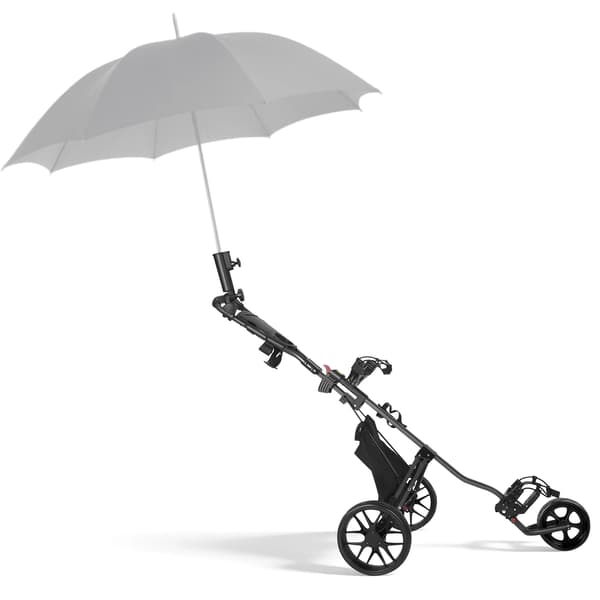 Golfvogn, Kompakt Design, Glatte Rullende Hjul,Sort