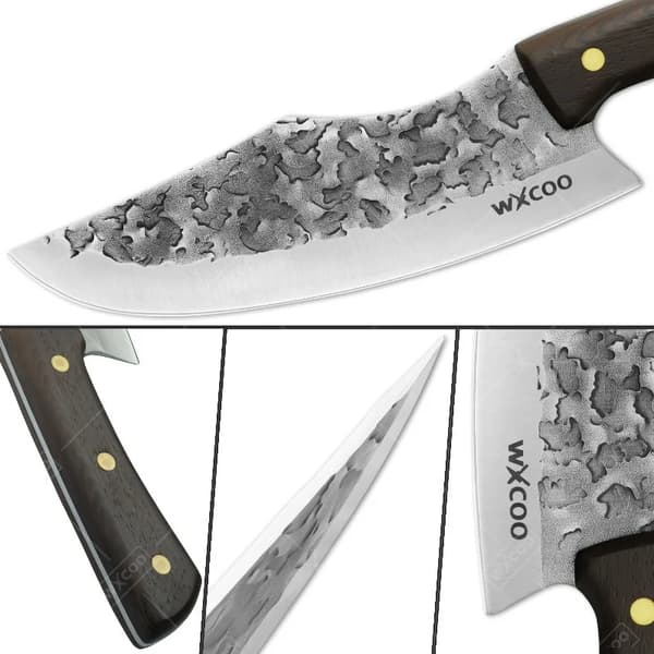 Kokkekniv Sæt, Rustfrit Stål, Ergonomisk Design,8PCS