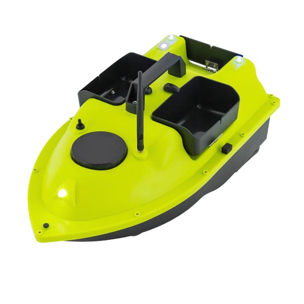 Fiskebåd, GPS-kontrol, dual motorpræstation,grøn