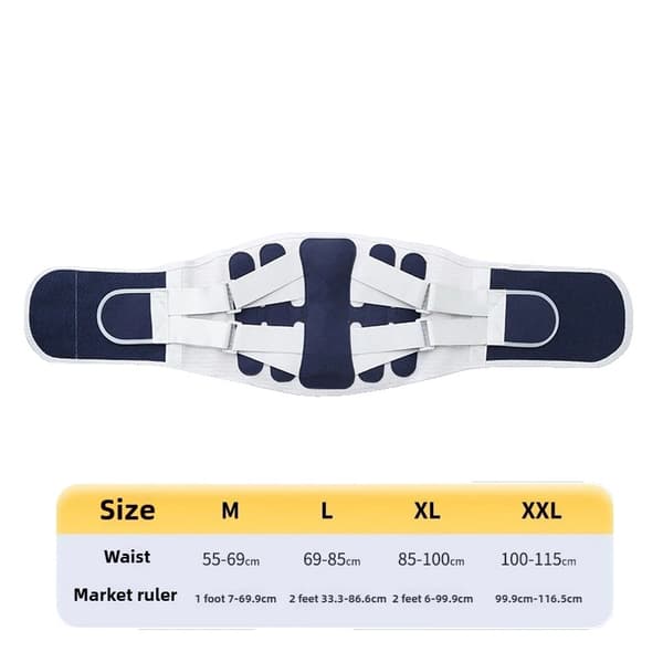 Rygstøttebælte, Justerbar Pasform, Ergonomisk Design,XL