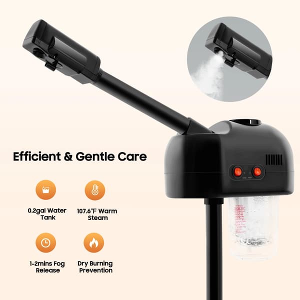 Ansigtsspa, 750ml tankkapacitet, 800W effekt,sort