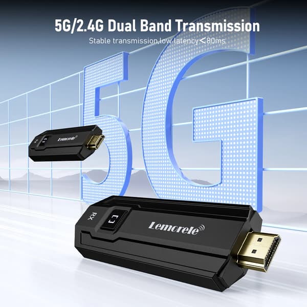Trådløs HDMI-sender, 1080P opløsning, lang rækkevidde forbindelse,1 sæt