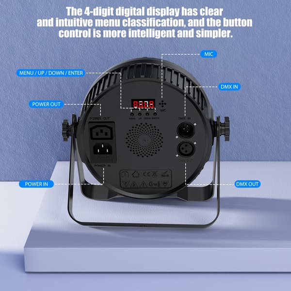 Lava valo, 84W RGBW LED, DMX512 ohjaus,EU Plug 4PCS