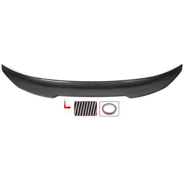 Spoiler, ABS Konstruktion, Forbedret Aerodynamik,Kulfiberlook