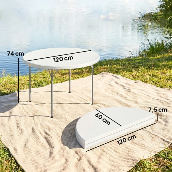 Fällbord, Bärbar Design, Robust Metallkonstruktion, VIT