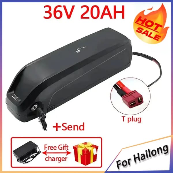 Elcykelbatteri, 48V, 40Ah kapacitet,T-36V-20AH