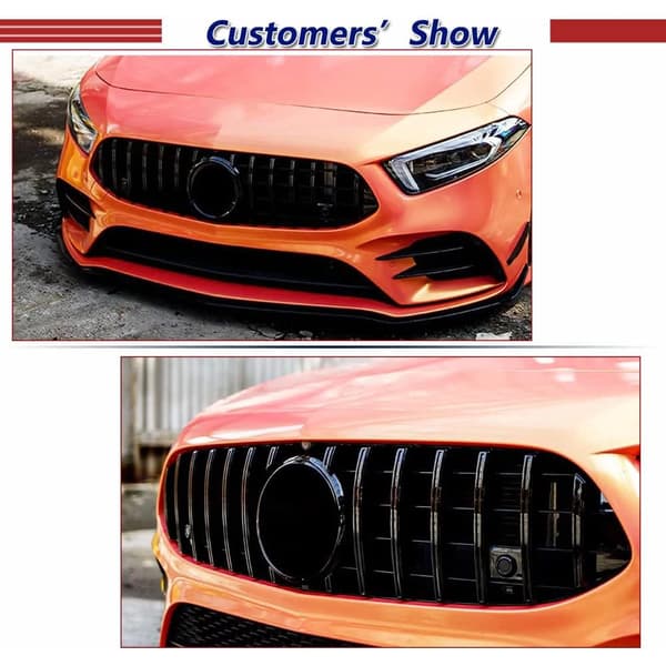 Front Bumper Gitter, GT Stil, Direkte Erstatning,sort