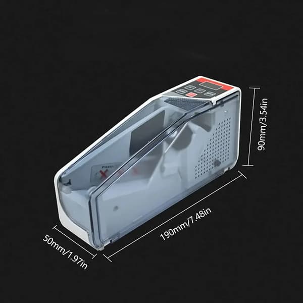Pengeseddeloptæller, LED-display, 600 stykker/min tællehastighed,EU