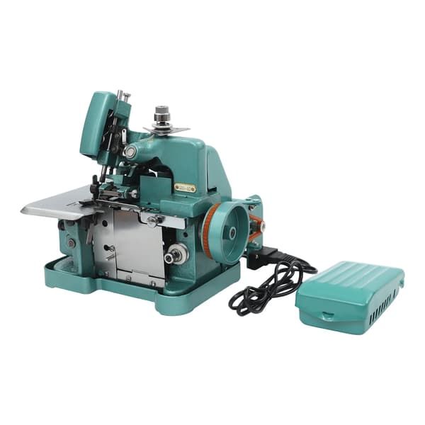 Overlock-symaskin, gjutjärn, 150W effekt, 220V spänning, 3000 stygn/min, 25×21×27 cm