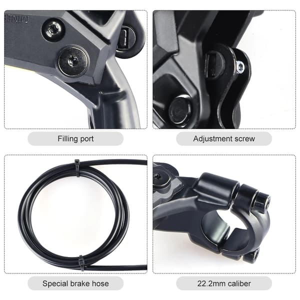 Hydraulisk Bremse Sæt, 3PIN Forbindelse, Universel Kompatibilitet,1Sæt Hydraulisk Bremse