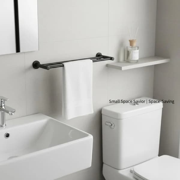 Håndklædeholder, Rustfrit Stål, Elegant Design,hær grøn