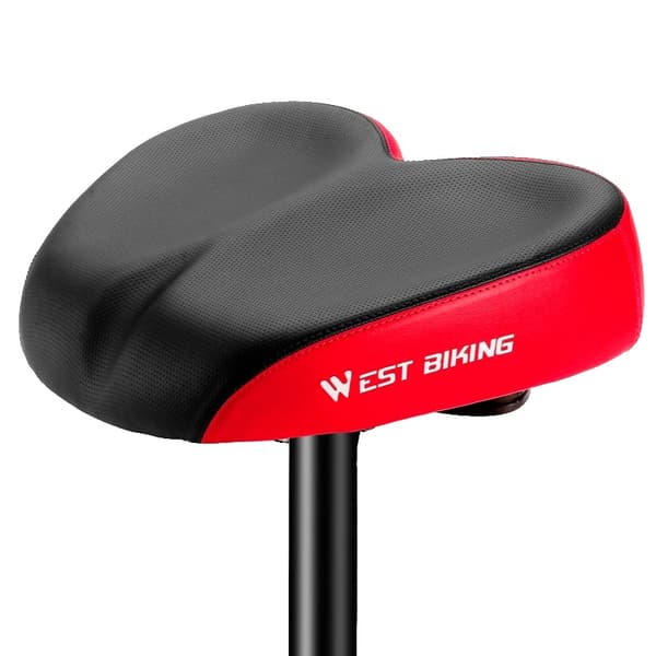 Cykelsæde, Vandtæt, Ergonomisk Design,Rød