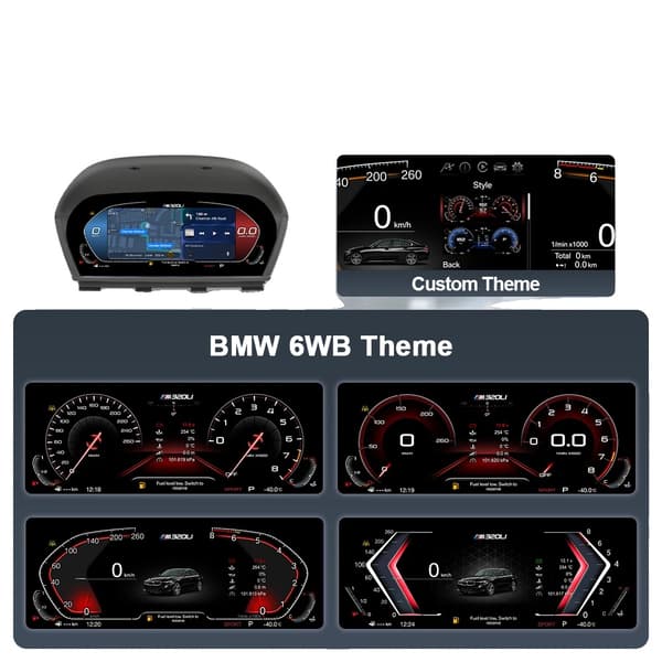 Digitalt Dashboard, Navigation i Realtid, Smartphone Integration,F20 Carplay version