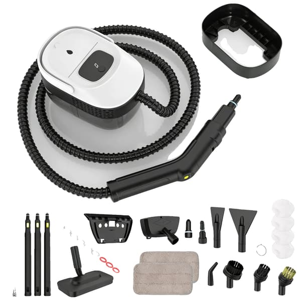 Ångtvätt, 2500W Effekt, Justerbara Tryckinställningar,17PCS