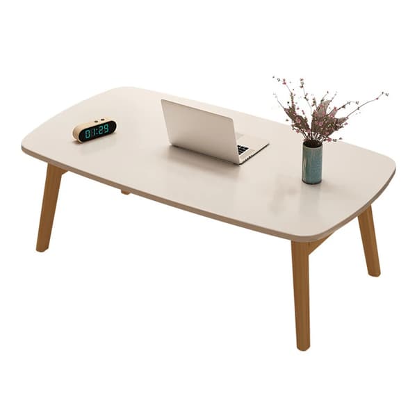 Kaffebord, Platsbesparande Design, Stabil Konstruktion,Vit