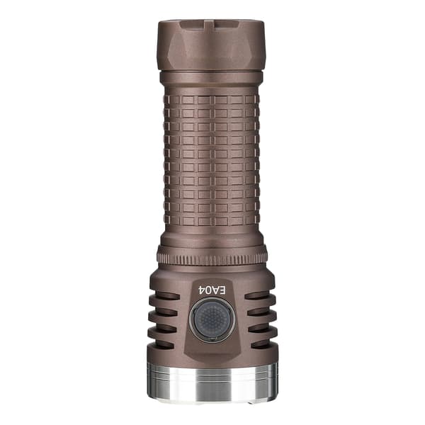 EDC-taskulamppu, 12600 lumenia, USB-C ladattava,Ruskea