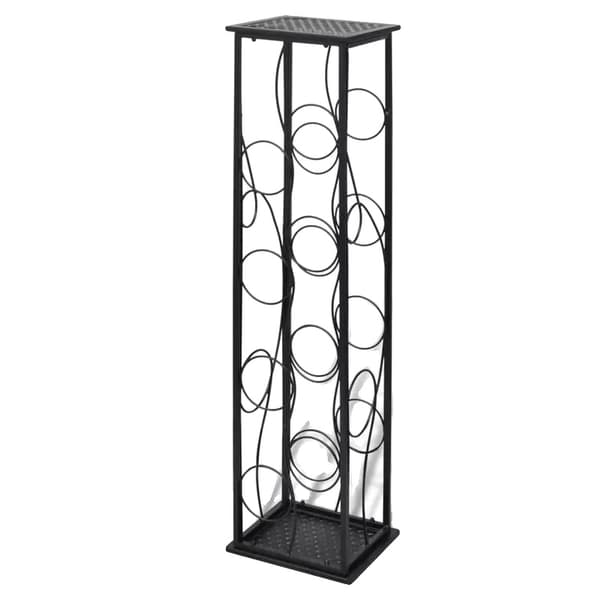 Flaskeholder, Metal Konstruktion, Moderne Design,sort