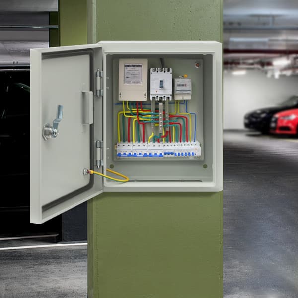 Elbox, IP55 Vattentät, Låsbart Säkerhet,Elfenben