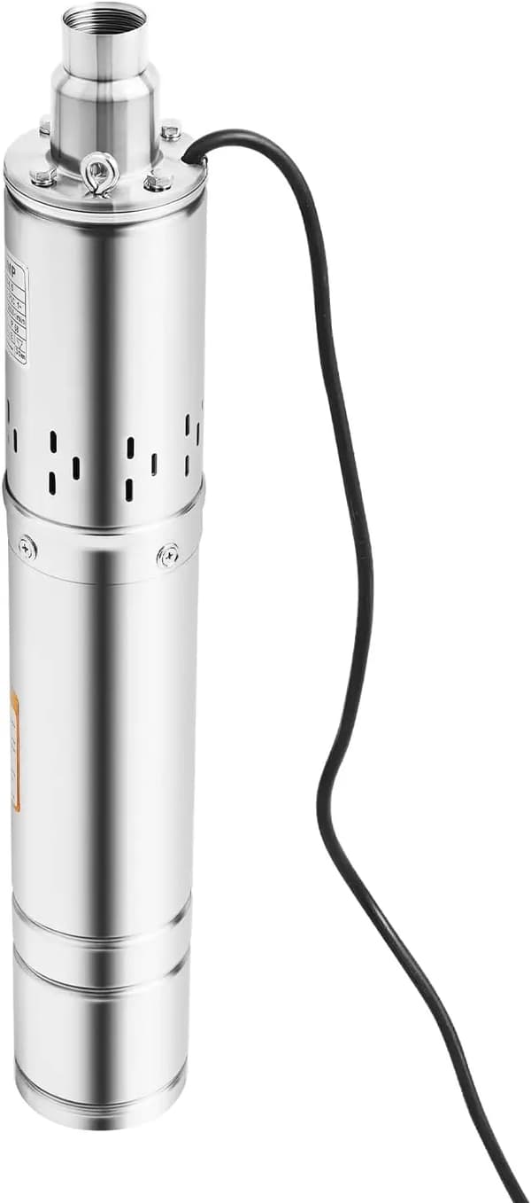 Dykpumpe, Maksimal Dybde 100 m, Holdbart Rustfrit Stål,220V, EU
