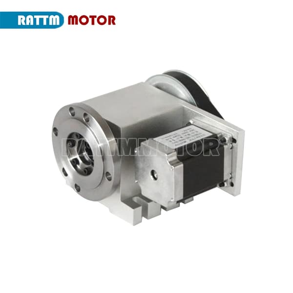 CNC 4:e axelsystem, Precision K11 80mm chuck, 65mm tailstock, högpresterande stegmotor