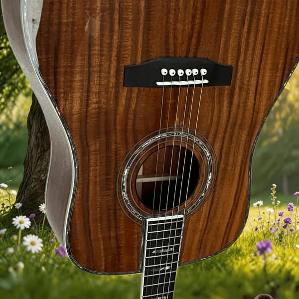 Guitar, KOA Krop, Rosenwood Greb,Brun