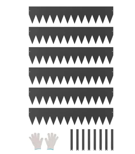 Landskapskanter, Cor-Ten stål, Flexibel design,svart