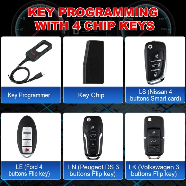 Nyckelprogrammerare, Mångsidig Kompatibilitet, Förbättrade Säkerhetsfunktioner,X431 Nyckelprogrammeringskit