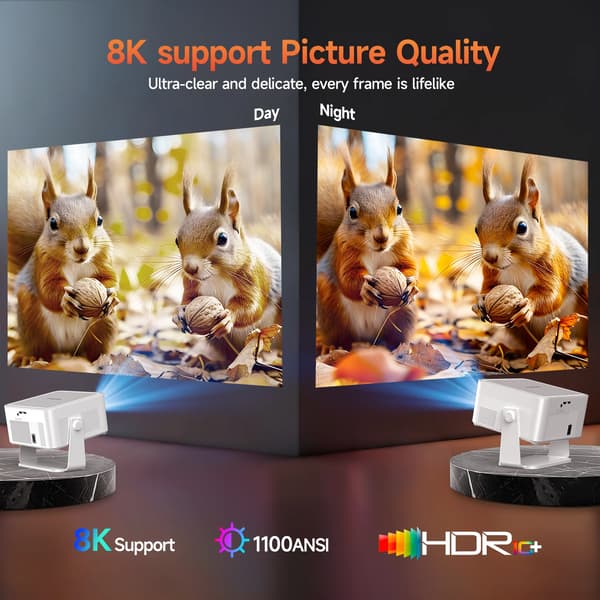 Projektor, 1080P Full HD, Smart Forbindelse,HY450MAX, EU stik