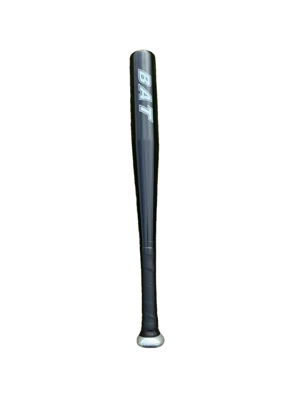 Baseballbat, Letvægts Aluminiumlegering, Holdbart Design,20inch, sort