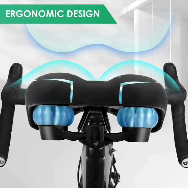 Cykelsæde, Ergonomisk Design, Vandtæt Materiale,SORT