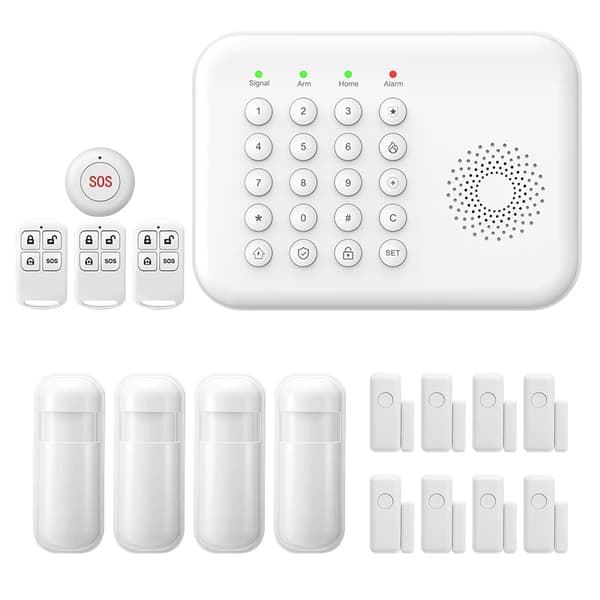 Trådlöst säkerhetslarmssystem, realtidsvarningar, smart hem-kompatibilitet,A01 GSM Kit E