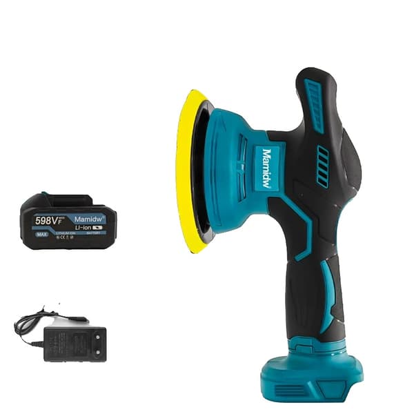 Bilpolerer, 5000 RPM, Justerbar Hastighed,1 batterisæt