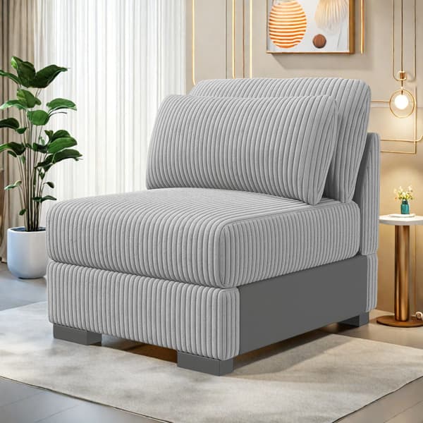 Modulsofa Seng, Pladsbesparende Design, Tilpasselige Arrangementer,MØRKE GRÅ, Én sæde