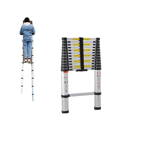 Teleskopstege, Lättviktig, Hög Lastkapacitet,3.8 m 12.5FT