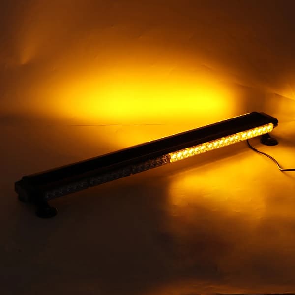 Strobe Lys Bar, 38 Tommer, 78W, 12V, Amber Lys, IP65 Vandtæt
