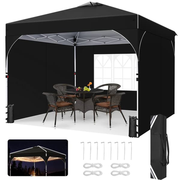Paviljong, Pop-up Design, UV-skydd,Svart