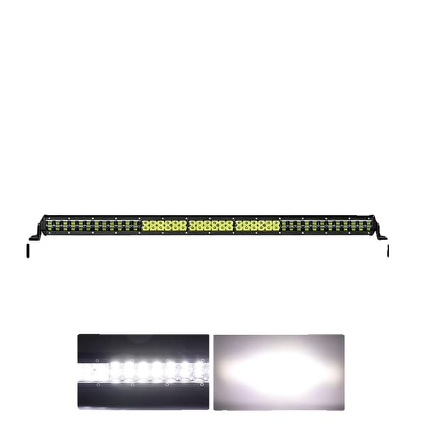 LED Lysbar, Dobbelt Række Design, Justerbart Strålemønster,33tommer Spot Flood