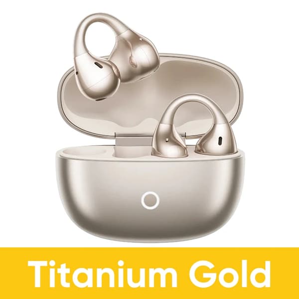 Öronproppar, Bluetooth 5.4, Aktiv brusreducering,Titanium Gold
