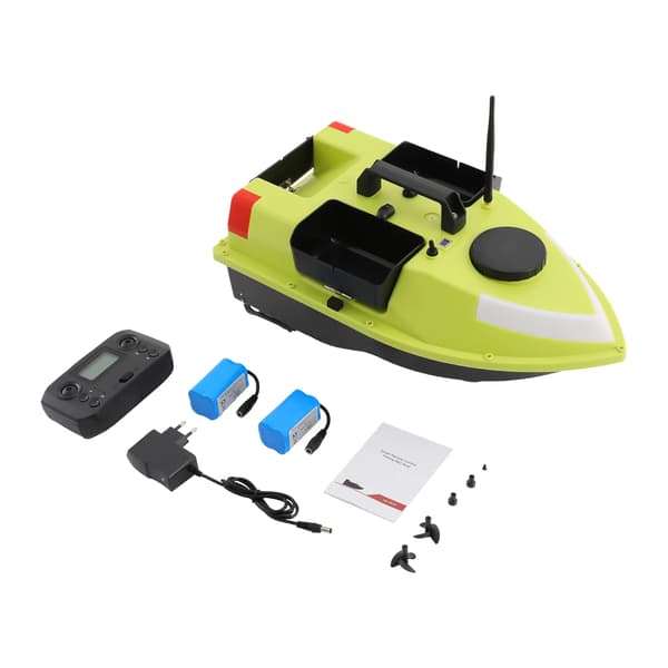 Bait Boat, GPS Navigation, Dobbelt Motor System,grøn